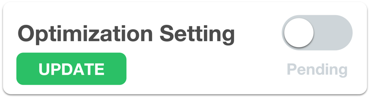 Optimization Settings